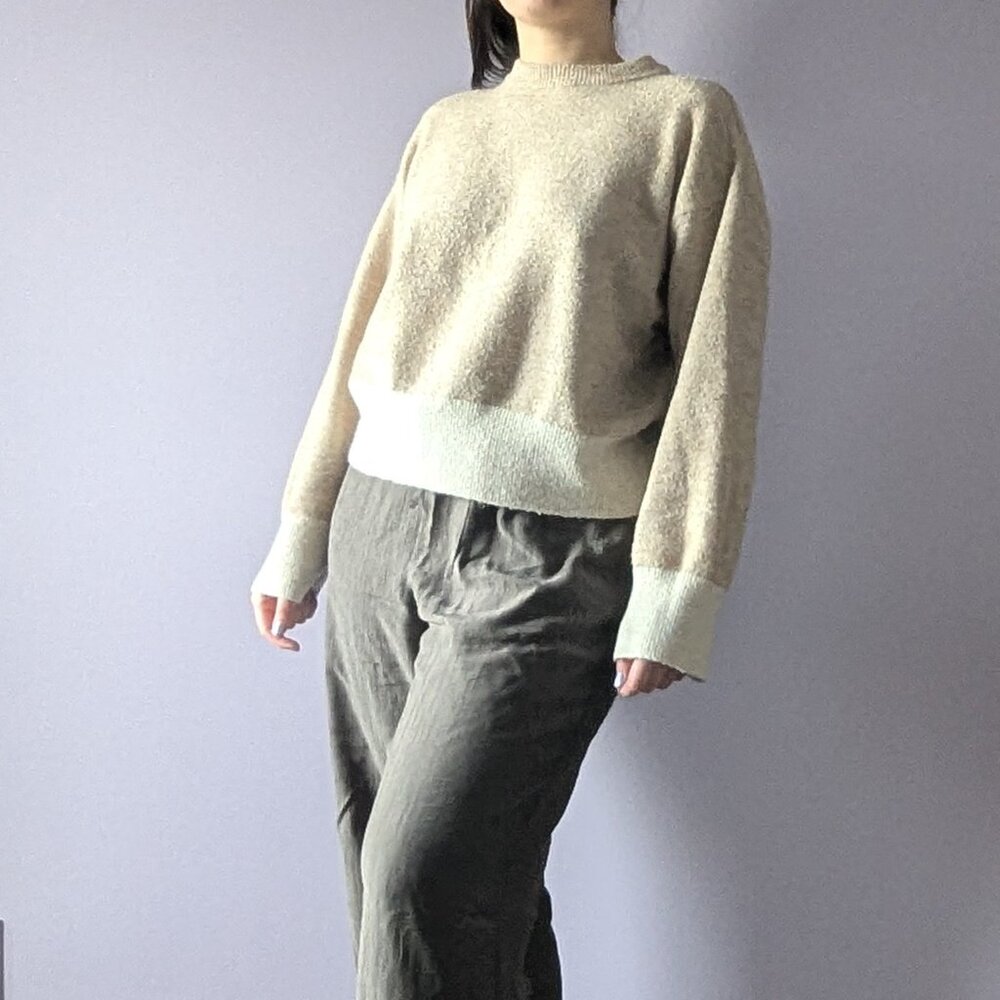 *2/$20* Oatmeal Lightweight H&M sweater, Size S
